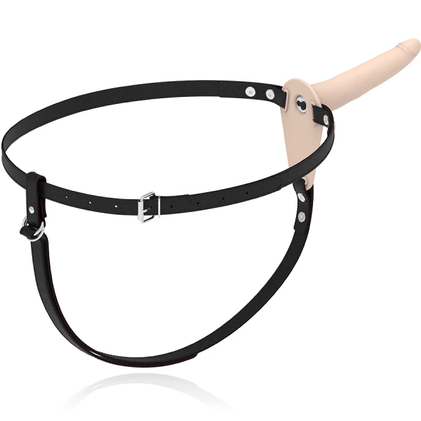 Fetish Submissive Harness Silikon-Strap-On met Vibrator 15 cm Fetish Submissive Harness Silikon-Strap-On met Vibrator 15 cm