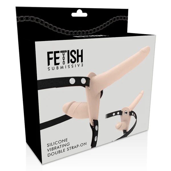 Fetish Submissive Harness Dubbelpenetratieharnas met Vibrator, Silicone, IPX6 Fetish Submissive Harness Dubbelpenetratieharnas met Vibrator, Silicone, IPX6