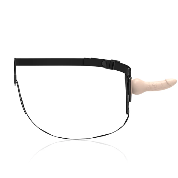 Fetish Submissive Harness Siliconen-Strap-On 16 cm