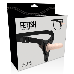 Fetish Submissive Harness Silikon-Strap-On 12,5 cm Fetish Submissive Harness Silikon-Strap-On 12,5 cm - Afbeelding 4