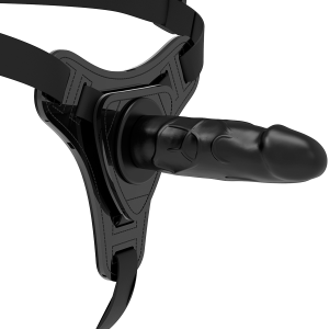 Fetish Submissive Harness Silikon-Strap-On 15 cm zwart Fetish Submissive Harness Silikon-Strap-On 15 cm zwart - Afbeelding 1