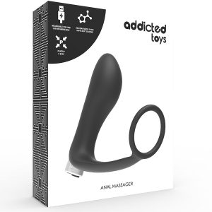 Addicted Toys Prostatische Vibrator oplaadbaar van medisch siliconen, zwart Addicted Toys Prostatische Vibrator oplaadbaar van medisch siliconen, zwart - Afbeelding 6