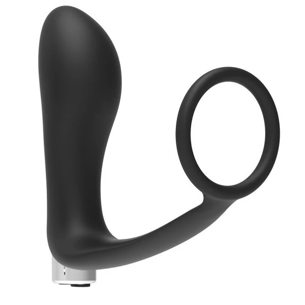 Addicted Toys Prostatische Vibrator oplaadbaar van medisch siliconen, zwart Addicted Toys Prostatische Vibrator oplaadbaar van medisch siliconen, zwart