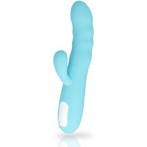 MIA Eiffel Turquoise Blau Draaivibrator met Clitorisstimulator MIA Eiffel Turquoise Blau Draaivibrator met Clitorisstimulator - Afbeelding 1