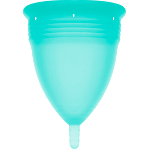 Stercup Menstruatiecup van FDA-siliconen maat S aquamarijn Stercup Menstruatiecup van FDA-siliconen maat S aquamarijn - Afbeelding 3