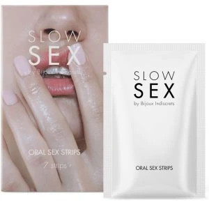 Bijoux Slow SEX Oral SEX Strips with mint flavor and cooling effect