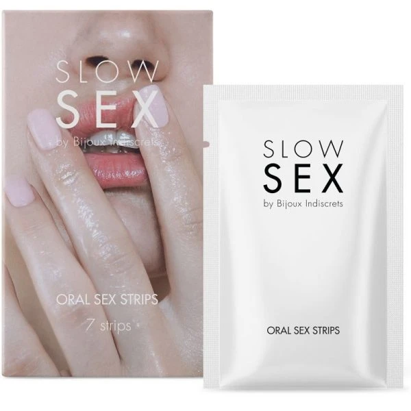 Bijoux Slow SEX Oral SEX Strips mit Minzgeschmack und Kälteeffekt