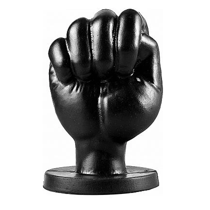 ALL Black Faust-Dildo Anal van PVC voor anale fisting-stimulatie, zwart ALL Black Faust-Dildo Anal van PVC voor anale fisting-stimulatie, zwart
