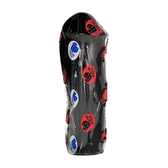 ALL Black Realistischer Dildo mit halbsichtbarem Zug