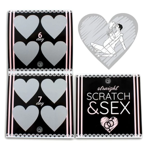 Secretplay 100% Games Scratch & Sex Krabspel voor heteroseksuele stellen