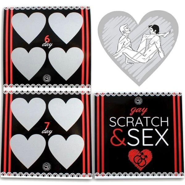 Secretplay 100% Games Scratch & Sex GAY Paare Spiel, Rubbelspiel für Schwule