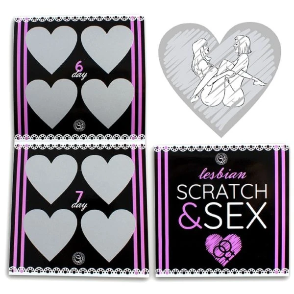 Secretplay 100% Games Scratch & Sex Rubbelspel voor lesbische standjes