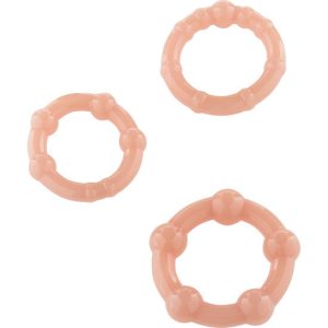 Seven Creations Set van drie siliconen penisringen 21-24 mm Seven Creations Set van drie siliconen penisringen 21-24 mm - Afbeelding 1