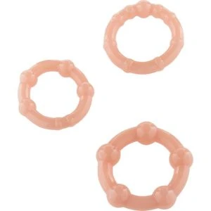 Seven Creations Set of Three Silicone Penis Rings 21-24 mm
