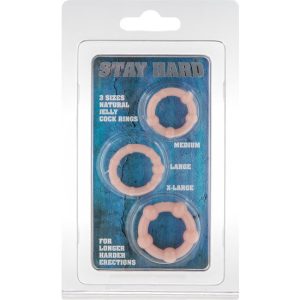 Seven Creations Set van drie siliconen penisringen 21-24 mm Seven Creations Set van drie siliconen penisringen 21-24 mm - Afbeelding 2