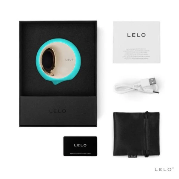 Lelo ORA 3 Opvangvibrator Aqua met Orale Seks Simulatie Lelo ORA 3 Opvangvibrator Aqua met Orale Seks Simulatie