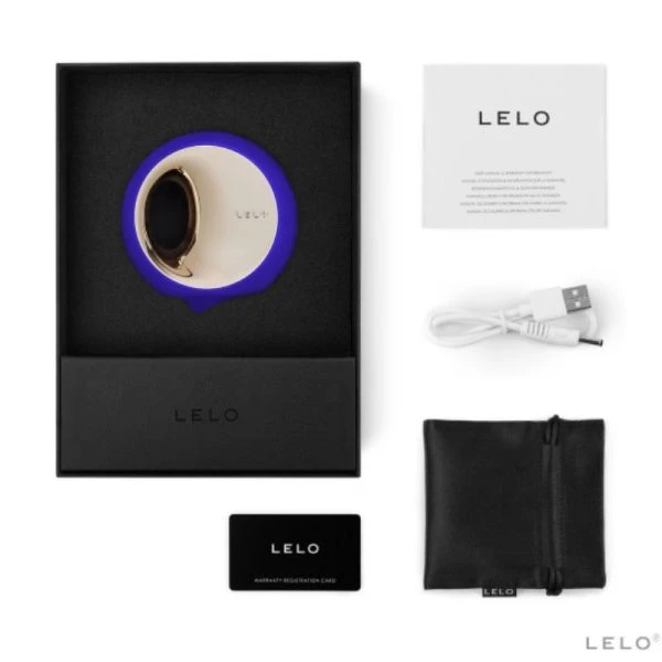 Lelo ORA 3 Orale-seks Simulator Opgelegde Vibrator Middernachtblauw