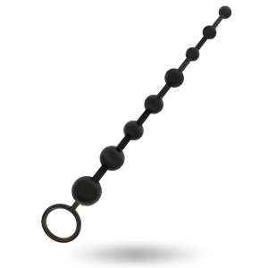 Addicted Toys Analkugelkette mit 8 Perlen, 29 cm, schwarz Addicted Toys Analkugelkette mit 8 Perlen, 29 cm, schwarz – Bild 2