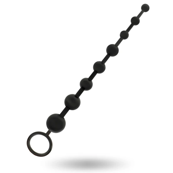 Addicted Toys Analkugelkette mit 8 Perlen, 29 cm, schwarz