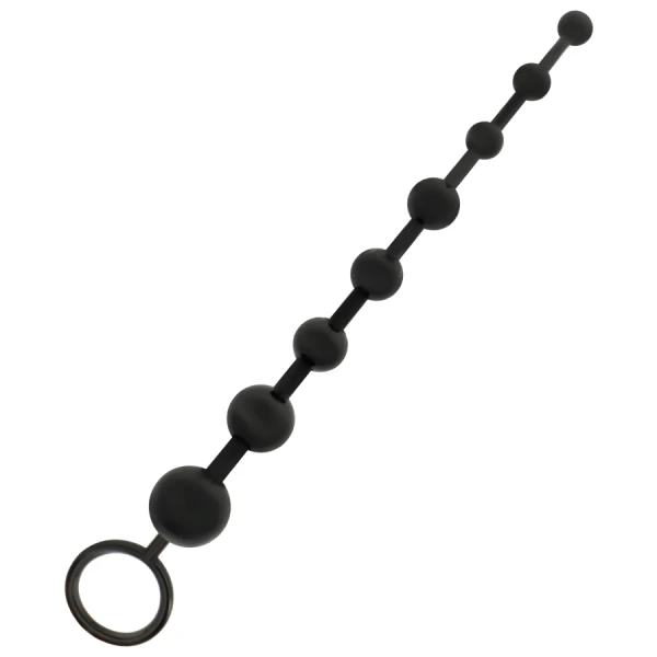 Addicted Toys Analkugelkette mit 8 Perlen, 29 cm, schwarz