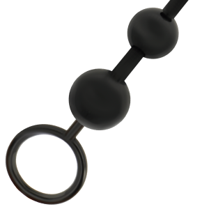 Addicted Toys Analkugelkette mit 8 Perlen, 29 cm, schwarz Addicted Toys Analkugelkette mit 8 Perlen, 29 cm, schwarz – Bild 3