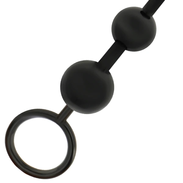 Addicted Toys Analkugelkette mit 8 Perlen, 29 cm, schwarz