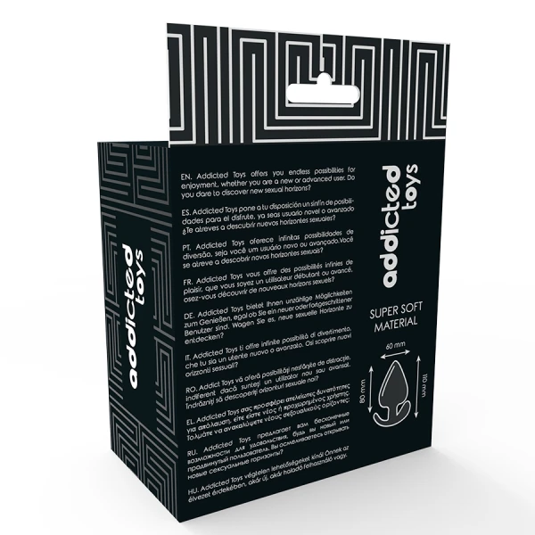 Addicted Toys Anaalplug met Soft-Touch-TPR, ergonomisch