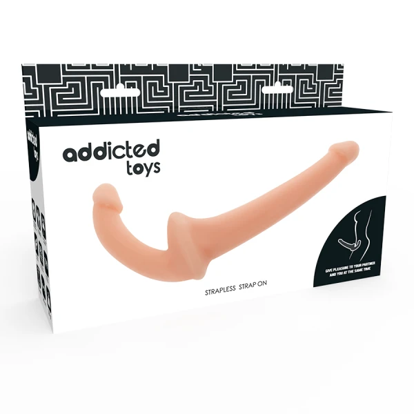 Addicted Toys Dildo zonder harnas met G-punt-sonde, 26 cm