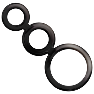 Addicted Toys Penisring-Set Gerookt met 3 maten Addicted Toys Penisring-Set Gerookt met 3 maten - Afbeelding 2
