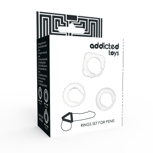 Addicted Toys Penisring-Set klar 3-delig Addicted Toys Penisring-Set klar 3-delig - Afbeelding 4