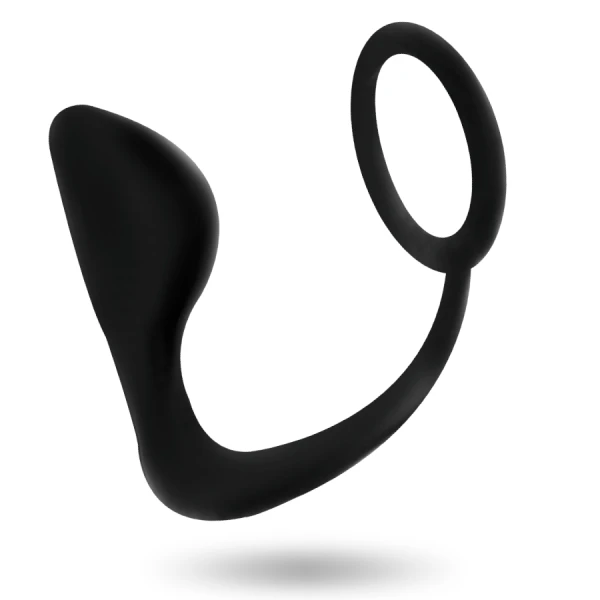 Addicted Toys Anaalplug met Penisring zwart