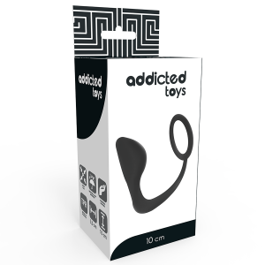 Addicted Toys Anaalplug met Penisring zwart Addicted Toys Anaalplug met Penisring zwart - Afbeelding 4
