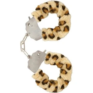 Toyjoy Furry FUN Manchetten Bondage Luipaard met Ketting