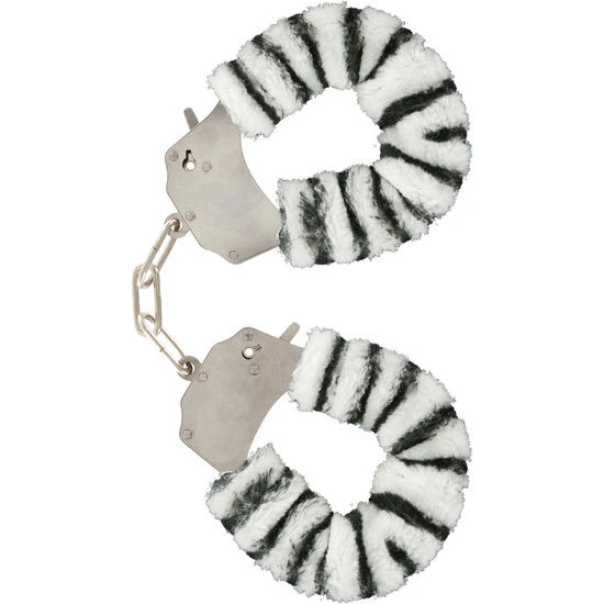 Toyjoy Furry FUN Manschetten Bondage Zebra mit Kette
