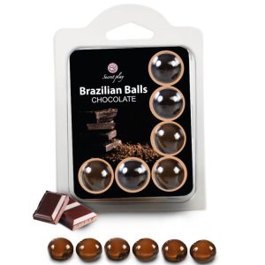 Secretplay Cosmetic Braziliaanse Balletjes Chocolade Set 6 Stuks Secretplay Cosmetic Braziliaanse Balletjes Chocolade Set 6 Stuks - Afbeelding 1