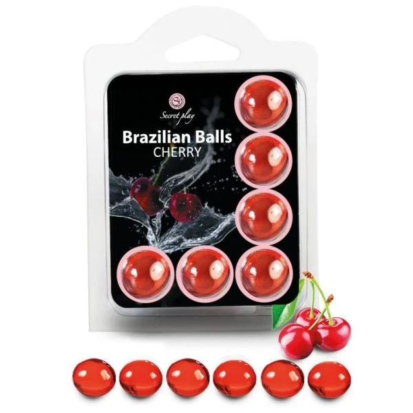 Secretplay Cosmetic Brazilianer Ballen Kersen stimulerende massageolie