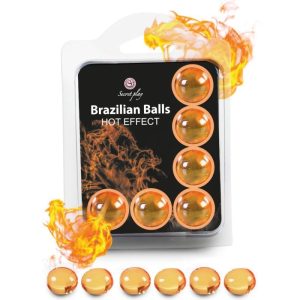 Secretplay Cosmetic Set 6 Braziliaanse Ballen met Warmte-effect Secretplay Cosmetic Set 6 Braziliaanse Ballen met Warmte-effect - Afbeelding 1