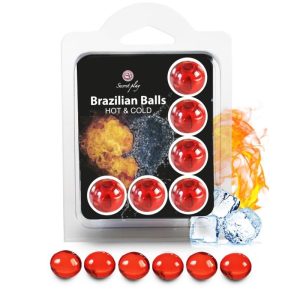 Secretplay Cosmetic Set 6 Braziliaanse Ballen met Warmte- en Koude-effect Secretplay Cosmetic Set 6 Braziliaanse Ballen met Warmte- en Koude-effect - Afbeelding 1