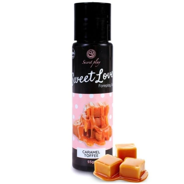Secretplay Cosmetic Sweet Love Caramel Lubricating Gel with Flavor, 60 ml