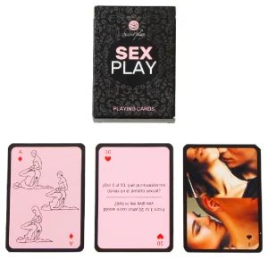 Secretplay 100% Games Sex-Speelkaarten voor stellen in het Spaans en Engels