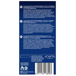 Control Condoms Adapta Nature Kondome 12 Stück, Nennbreite 54 mm Control Condoms Adapta Nature Kondome 12 Stück, Nennbreite 54 mm – Bild 2