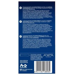 Control Condoms Adapta Nature Condooms 24 stuks doorschijnend Control Condoms Adapta Nature Condooms 24 stuks doorschijnend - Afbeelding 2