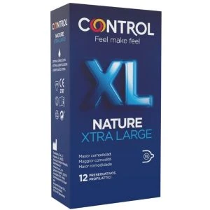 Control Adapta Nature XL Condooms 12 stuks, nominale breedte 57 mm