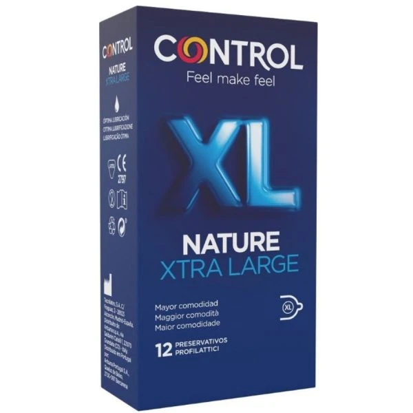 Control Adapta Nature XL Condooms 12 stuks, nominale breedte 57 mm