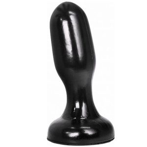 ALL Black Anaalplug met 6 cm diameter, PVC, zwart ALL Black Anaalplug met 6 cm diameter, PVC, zwart - Afbeelding 2