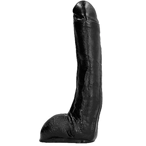ALL Black Dildo Curvado met Ballen, PVC, 29 x 5 cm ALL Black Dildo Curvado met Ballen, PVC, 29 x 5 cm