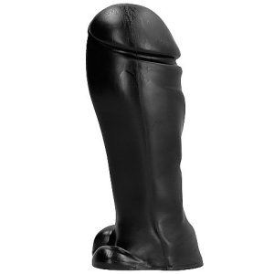 ALL Black Dildo mit Hoden, breite Zehe 22 x 8 cm ALL Black Dildo mit Hoden, breite Zehe 22 x 8 cm – Bild 2