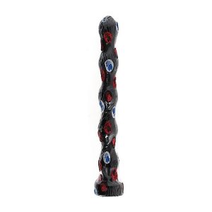 ALL Black Analperlen mit fünf breit-schmal Variationen PVC – Bild 3