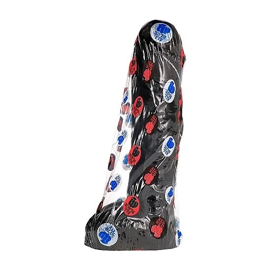 ALL Black Dildo with Veins 29 cm Total Length