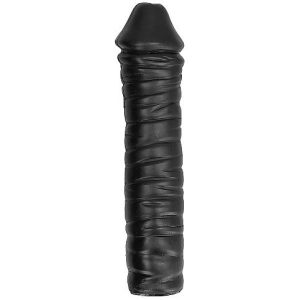 ALL Black Dildo met geribbelde schacht, PVC, 38 x 9 cm ALL Black Dildo met geribbelde schacht, PVC, 38 x 9 cm - Afbeelding 2
